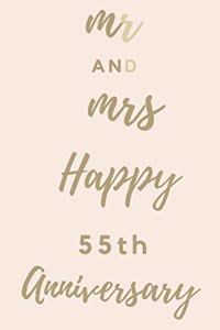 Mr And Mrs Happy 55th Anniversary