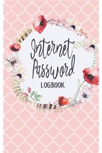 Internet Password Logbook to Protect Usernames and Passwords