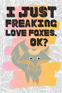 I Just Freaking Love Foxes. Ok?