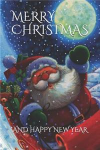 Christmas Notebook, Cristmas Journal, Christmas Diary - One Subject - 120 Pages