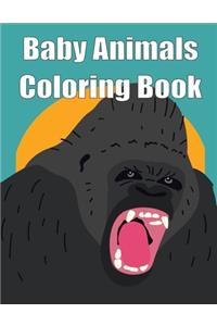 Baby Animals Coloring Book