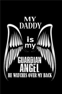 My Daddy is my Guardian Angel He Watches Over my Back: 110 Game Sheets - Four in a Row Fun Blank Games - Soft Cover Book for Kids for Traveling & Summer Vacations - Mini Game - Clever Kids - 110 Lined pa