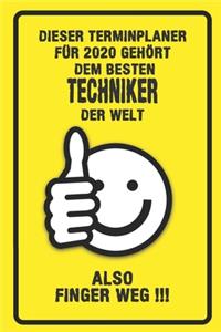 Dieser Terminplaner für 2020 gehört dem besten Techniker der Welt - also Finger Weg !!!
