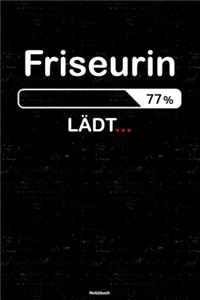 Friseurin Lädt... Notizbuch