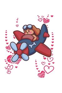 Funny Dog Pilot Notebook