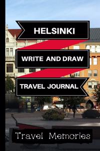 Helsinki Write and Draw Travel Journal