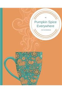 My Pumpkin Spice Dot Grid Notebook
