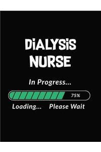 Dialysis Nurse in Progress Loading Please Wait