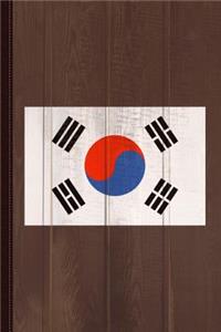 South Korea Flag Journal Notebook