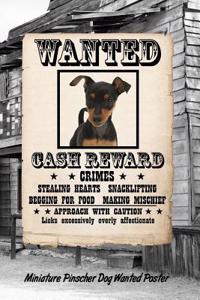 Miniature Pinscher Dog Wanted Poster