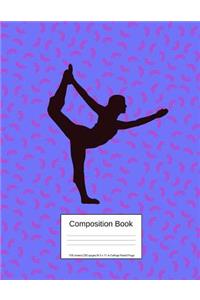 Composition Book 100 Sheets/200 Pages/8.5 X 11 In. College Ruled/ Yoga