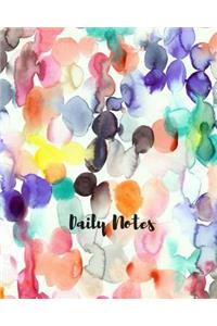 Daily Notes - Water Color Print