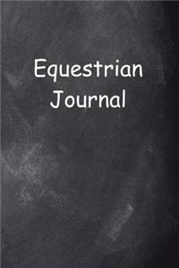Equestrian Journal Chalkboard Design
