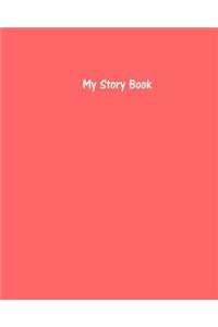 My Story Book - Create Your Own Picture Book with Coral Cover