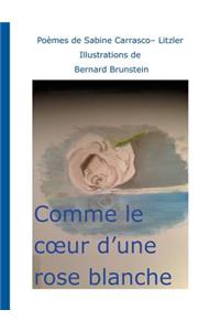 Comme le coeur d'une rose blanche