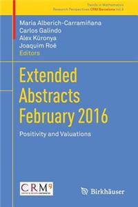 Extended Abstracts February 2016