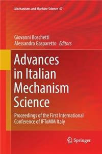 Advances in Italian Mechanism Science