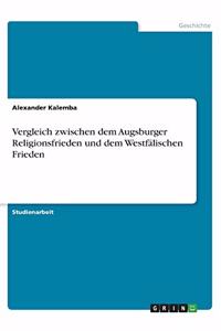 Vergleich zwischen dem Augsburger Religionsfrieden und dem Westfälischen Frieden