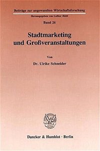 Stadtmarketing Und Grossveranstaltungen