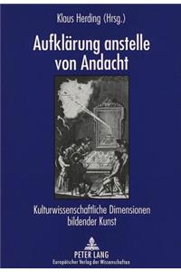 Aufklaerung Anstelle Von Andacht