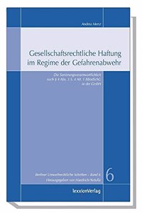 Gesellschaftsrechtliche Haftung Im Regime Der Gefahrenabwehr