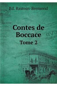 Contes de Boccace Tome 2