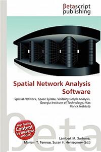 Spatial Network Analysis Software