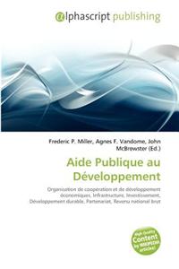 Aide Publique Au D Veloppement