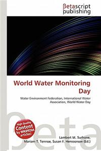 World Water Monitoring Day