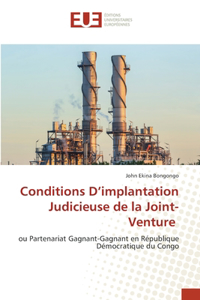 Conditions D'implantation Judicieuse de la Joint-Venture