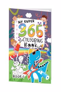 Hello Friend Books My Super 365 Colouring Book-1