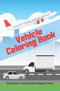 Vehicle Coloring Book