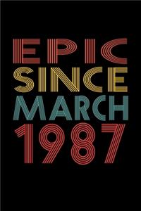 Epic Since March 1987