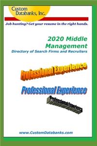 2020 Middle Management Directory of Search Firms and Recruiters