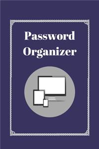 Password Organizer with tabs, logbook