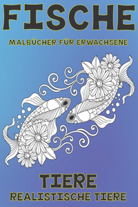 Malbücher für Erwachsene - Realistische Tiere - Tiere - Fische