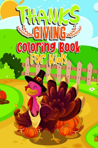 Thanksgiving Coloring Book For Kids