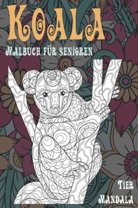 Malbuch für Senioren - Mandala - Tier - Koala