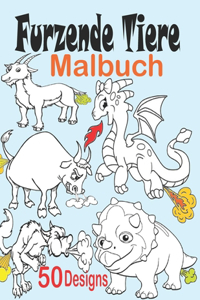 Furzende Tiere Malbuch