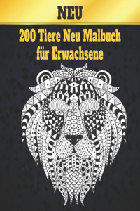 Tiere Malbuch für Erwachsene Neu