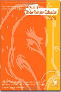 Dodo Family Planner Calendar 2020 - Month to View with 5 Daily Columns