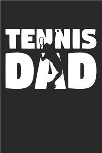 Dad Tennis Notebook - Tennis Dad - Tennis Training Journal - Gift for Tennis Player - Tennis Diary
