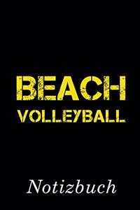 Beachvolleyball Notizbuch