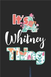 It's Whitney Thing