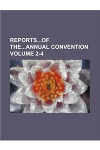 Reportsof Theannual Convention Volume 2-4