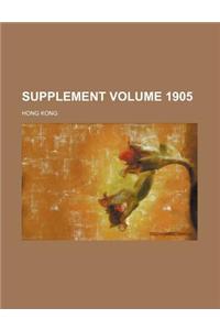 Supplement Volume 1905