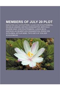 Members of July 20 Plot