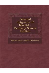 Selected Epigrams of Martial