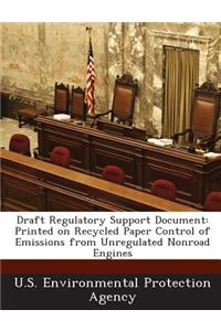 Draft Regulatory Support Document