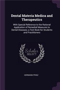 Dental Materia Medica and Therapeutics